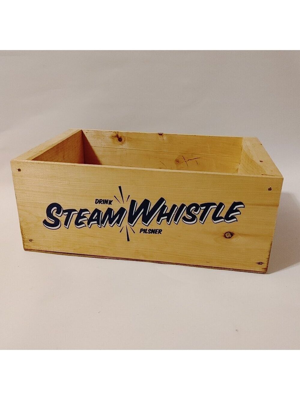 RARE STEAM WHISTLE PILSNER CRATE Wooden Storage Box